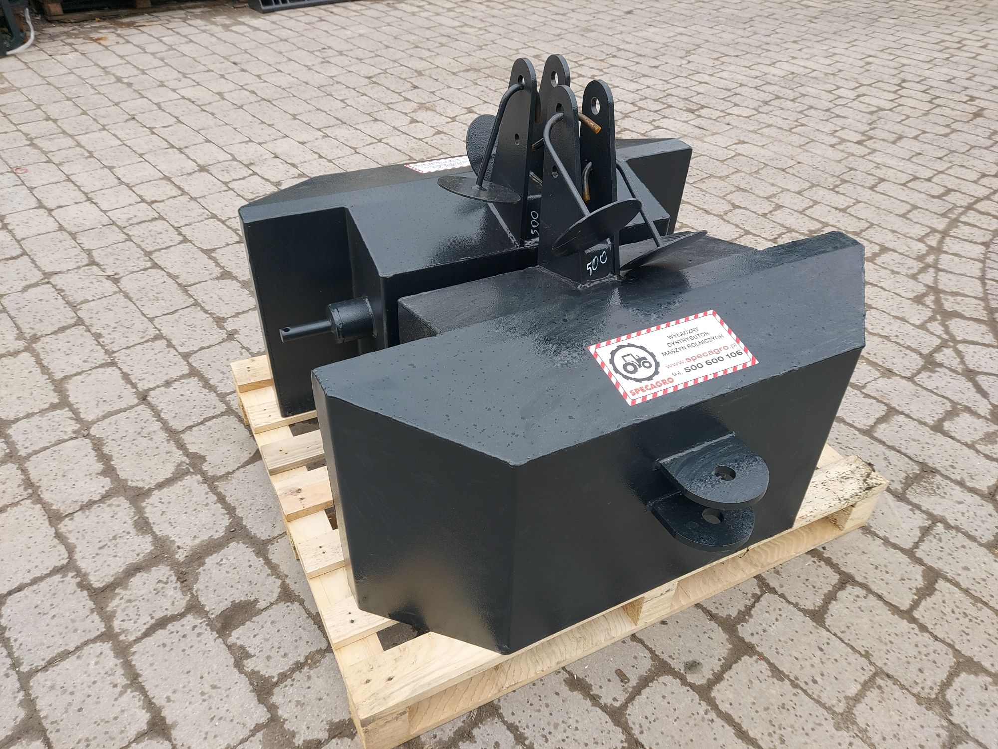 Przeciwaga Metal-Technik Balast 200 do 1500kg do Tura