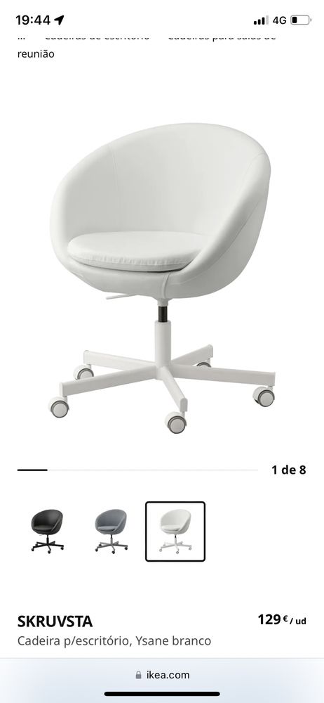 Cadeira Ikea como nova