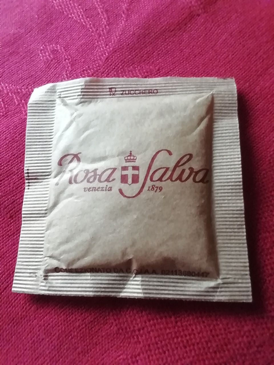 Pacotes de açúcar Rosa Salva-Veneza, novos