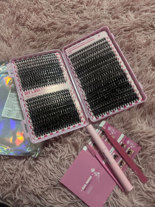 Набір великий для нарощування пучкових вій 40д