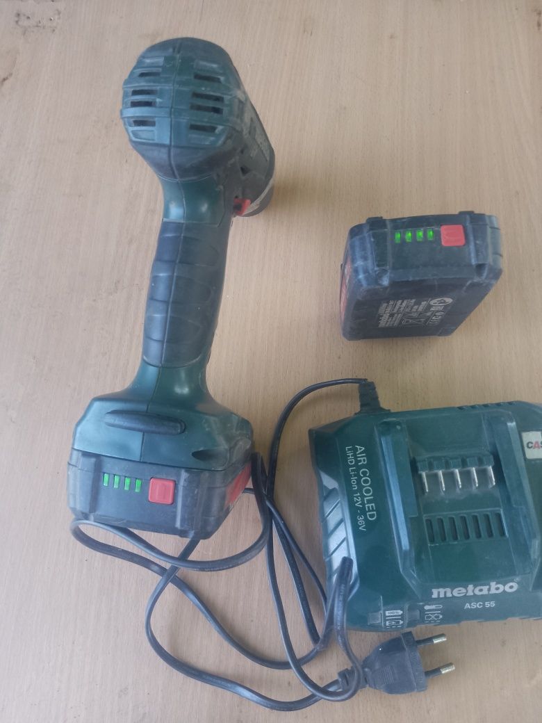 Шуруповерт metabo bs 18 lt