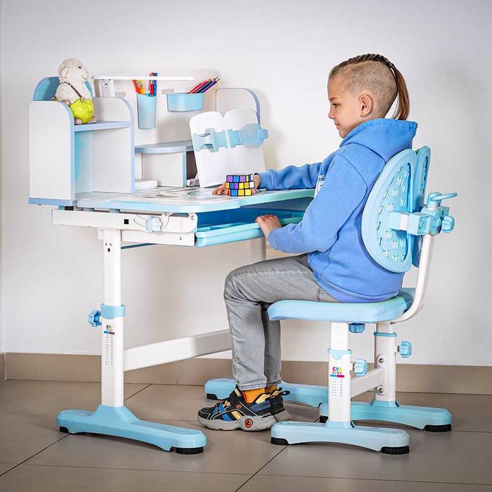 Набір парта для школярів, стільчик Mealux BD-28 Panda . Доставка0