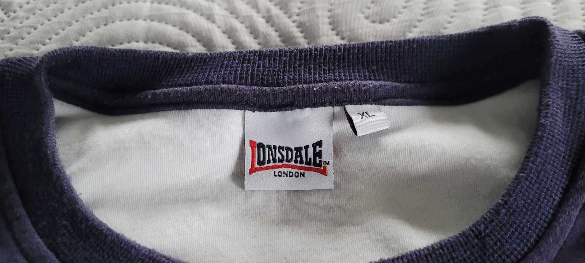Bezrękawnik / Tanktop Lonsdale Rozmiar XL Granat Granatowy