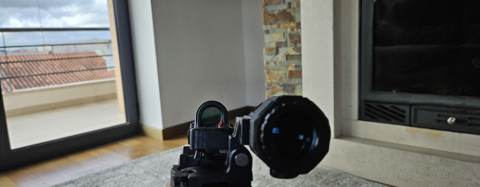 M16A4 Airsoft elétrica.