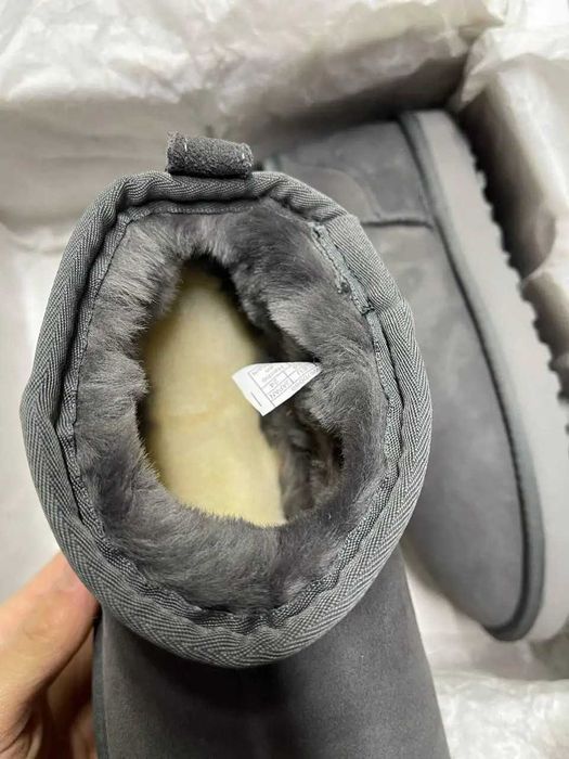 Угги/Уги/Угг/Уггі/Угі/UGG Australia Ultra Mini Grey/Ультра міні/Овчина