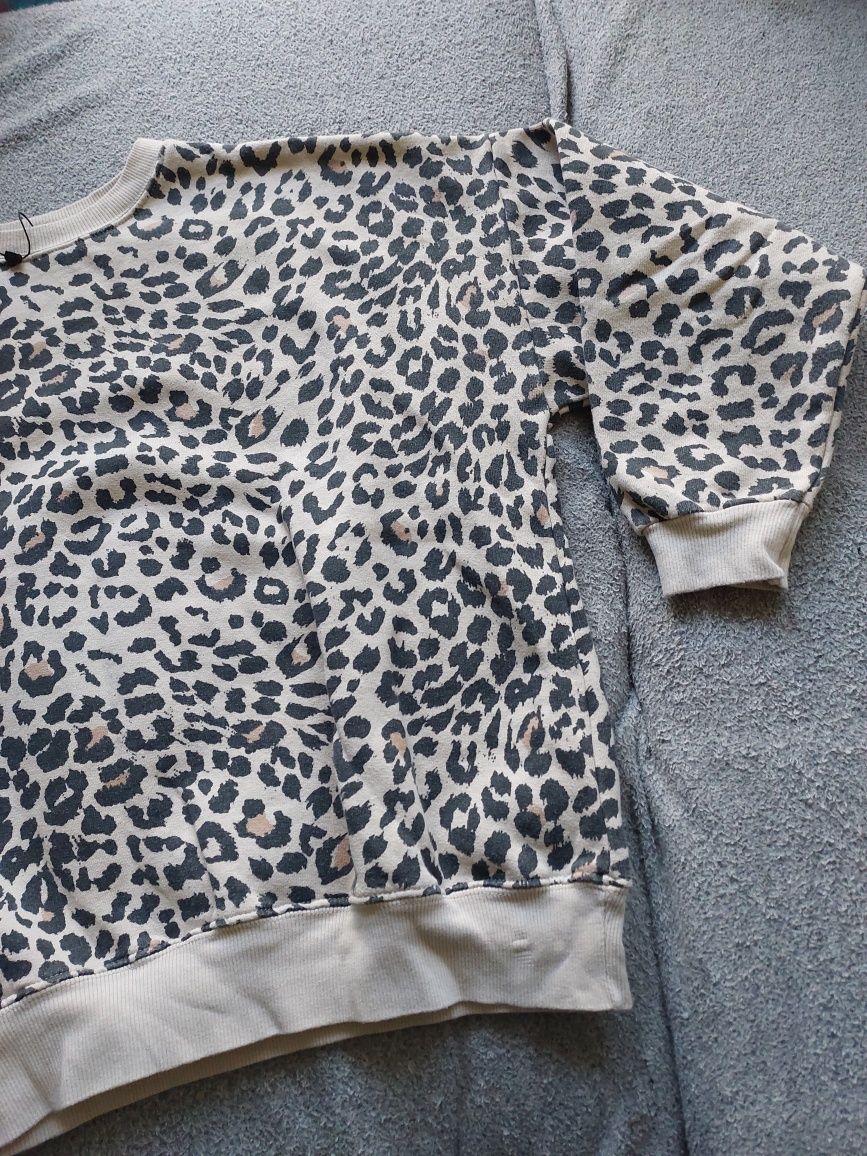 Bluza oversize beżowa M pull&bear