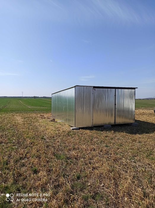 Garaż blaszany 4x6 Garaż blaszak Garaże producent 3x5 4x5 6x6 6x5 7x6