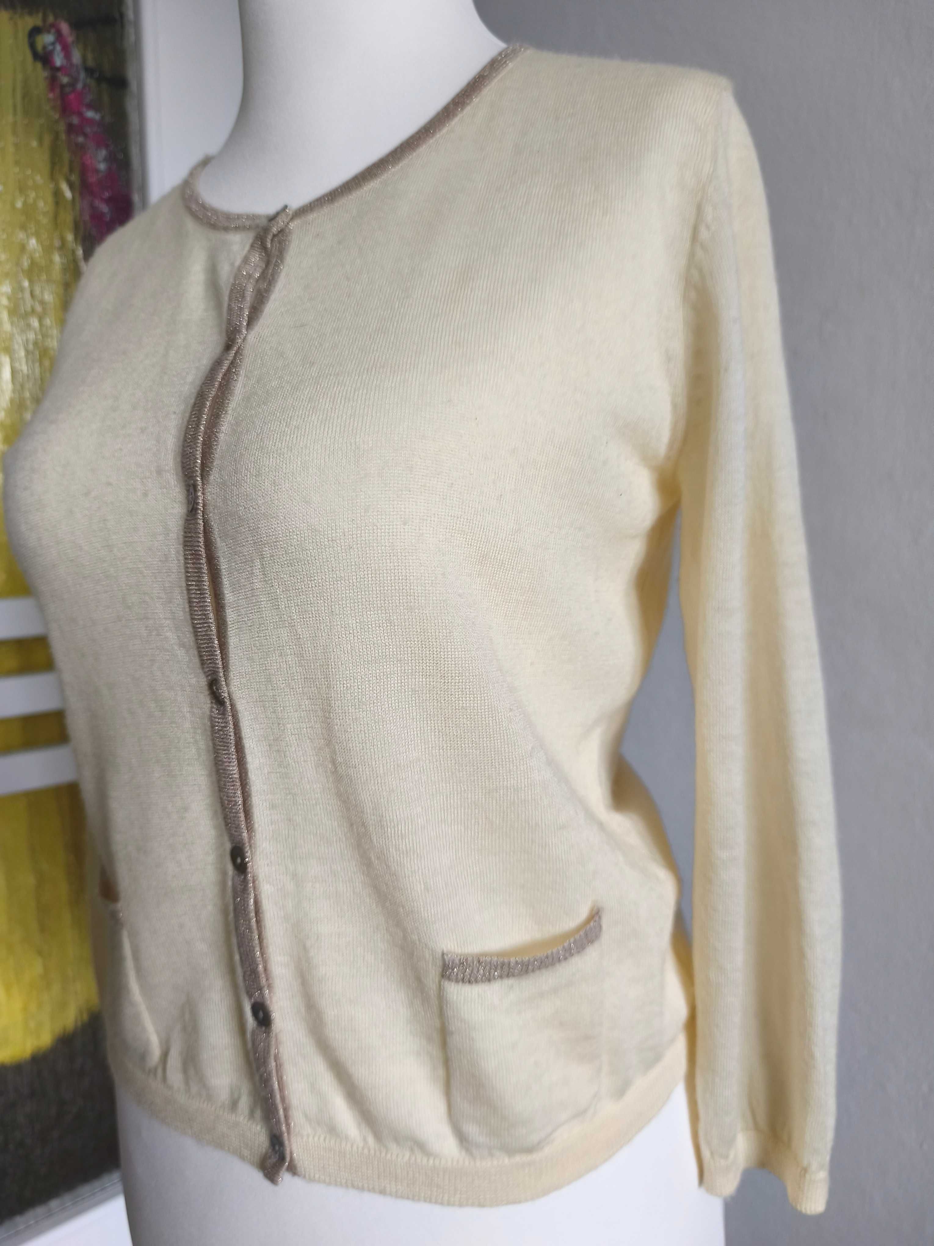 Sweterek kremowy Mint velvet R14 kremowy