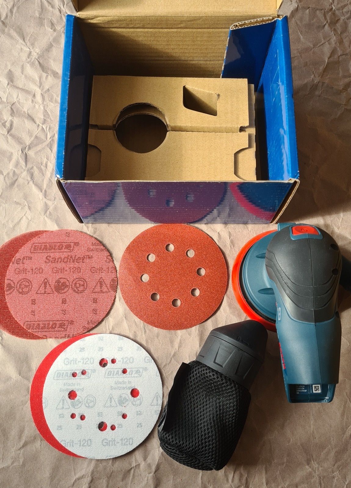 Шліфувальна машинка Bosch GEX12V-5N (GEX 12V-125), 12V