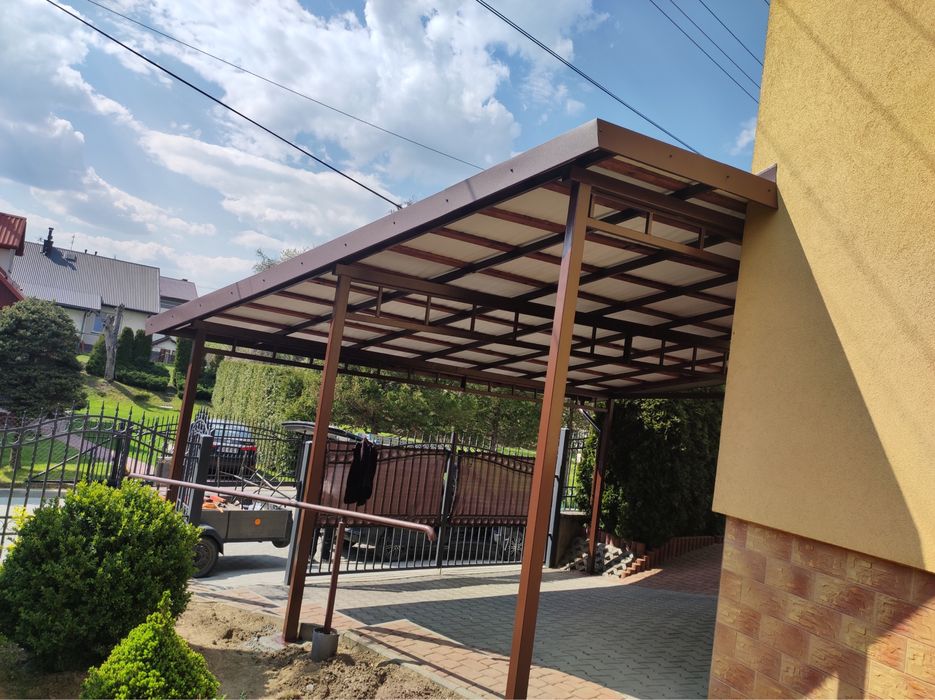 Zadaszenia samochodowe, wiaty, garaże