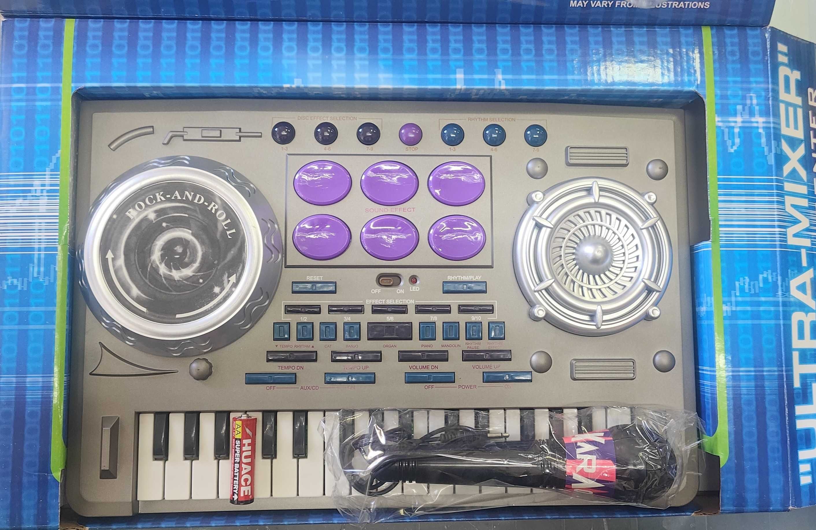 "Ultra-Mixer" brinquedo DJ, eletronico (nunca usado).