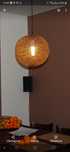 Lampa wisząca kula ciemny brąz Alfa