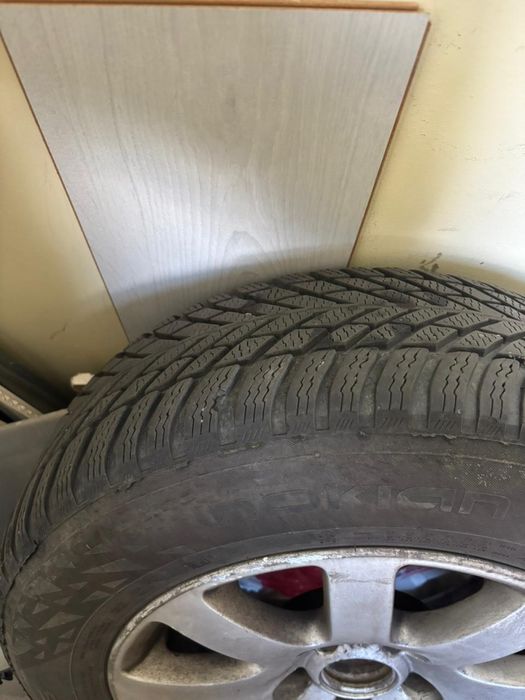 Резина зимняя с дисками r15
