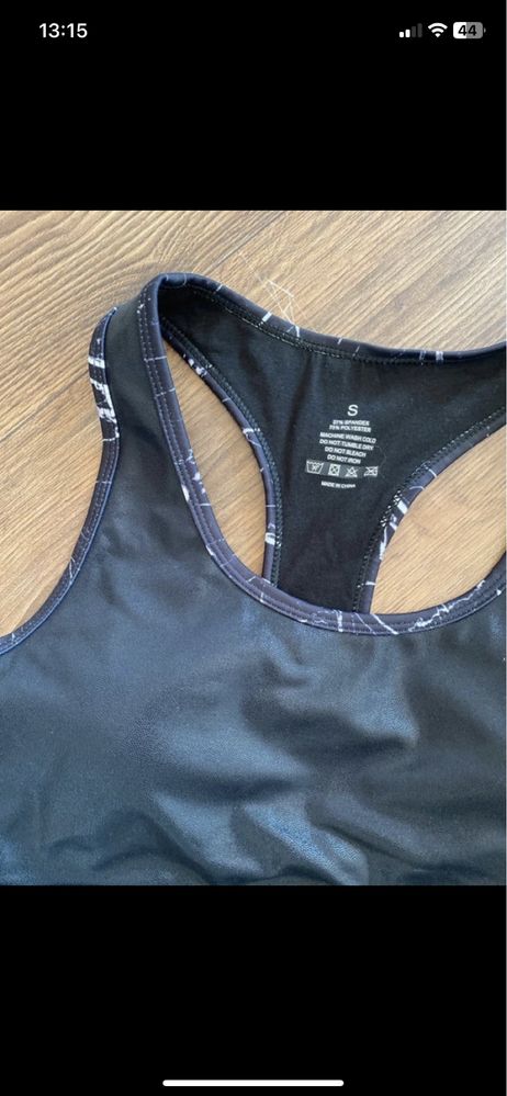 Zestaw sportowy set na siłownie bumpro S 36 legginsy top