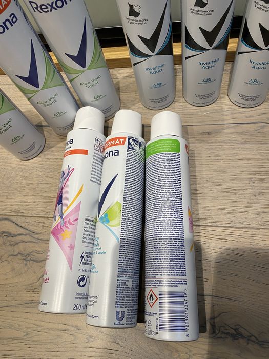 ZEstaw dezodorantow Rexona XL 200 ml