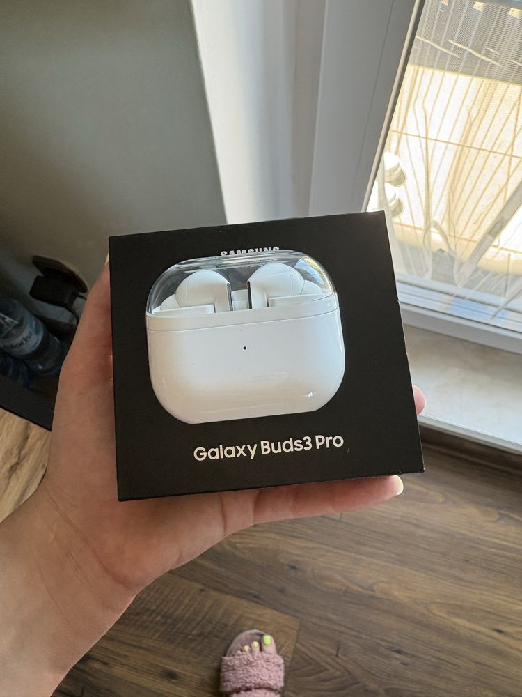 Samsung Galaxy Buds3 Pro białe, jak nowe