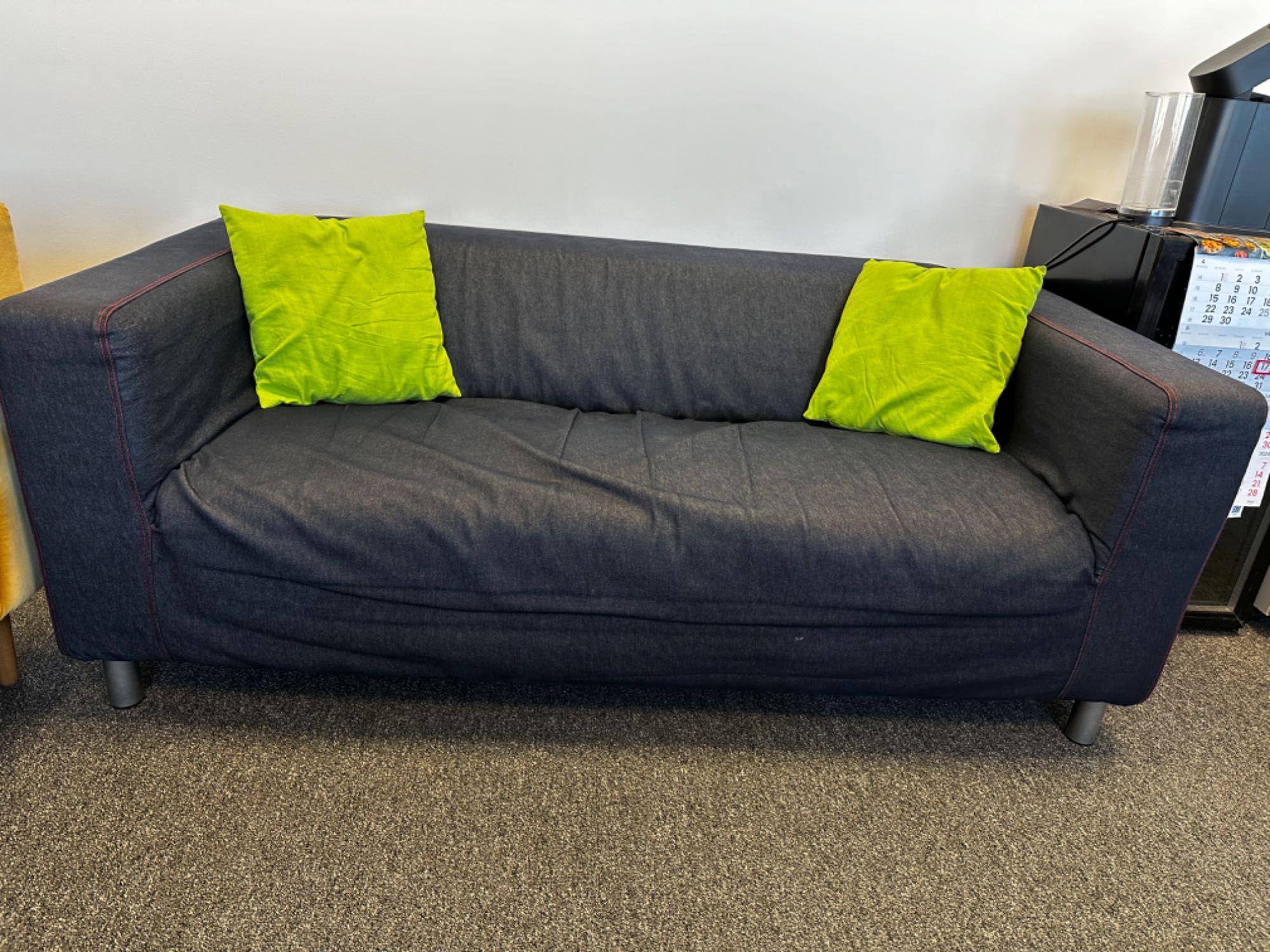 Kanapa sofa Ikea 180/85/65 niebieska