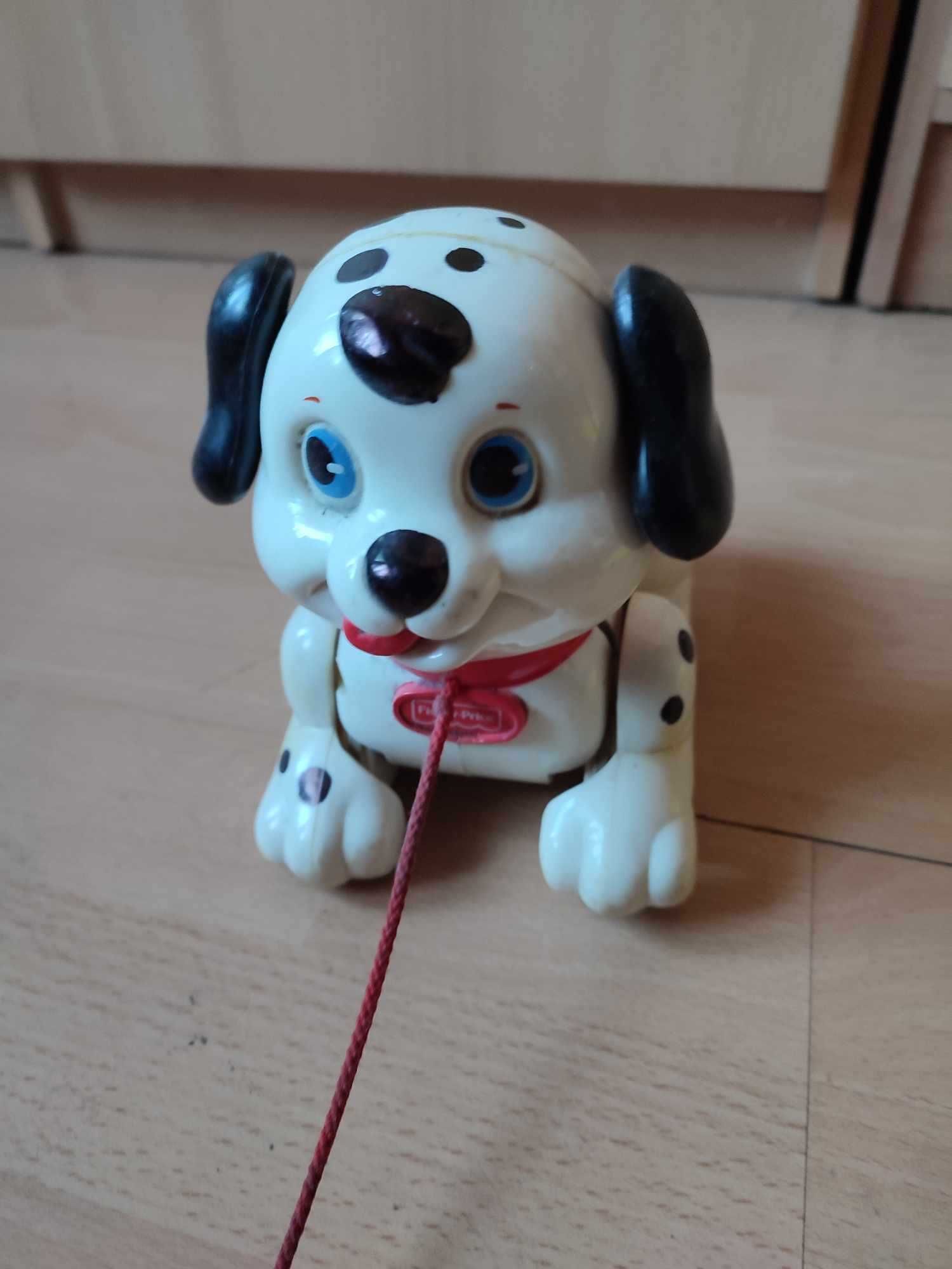 Fisher price interaktywny zegarek, cymbałki, piesek, latarka kurczak