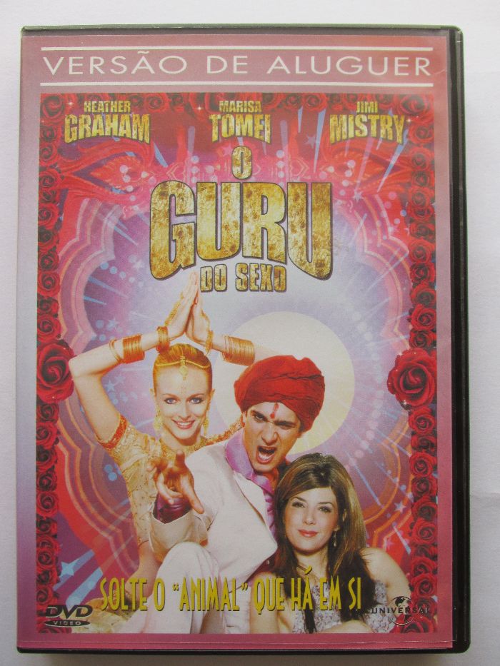 DVD - O Guru do Sexo, com Heather Graham, Jimi Mistry, Marisa Tomei