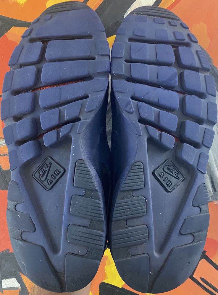 Nike Air кроссовки 46 Huarache размер синие оригинал