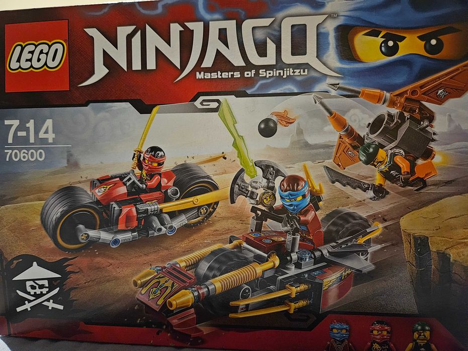 Lego 70600 Ninjago Pościg na motocyklu.