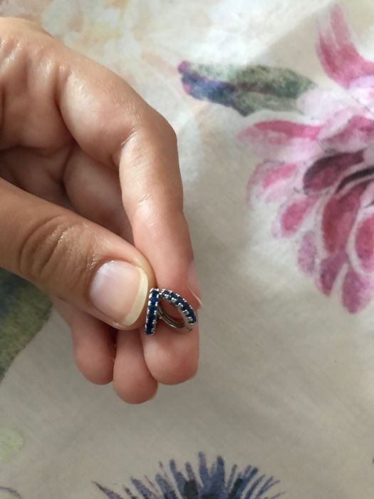 Mini argolas com zirconias
