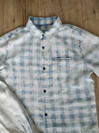 Koszula krata jeans dla chłopca Reserved 158