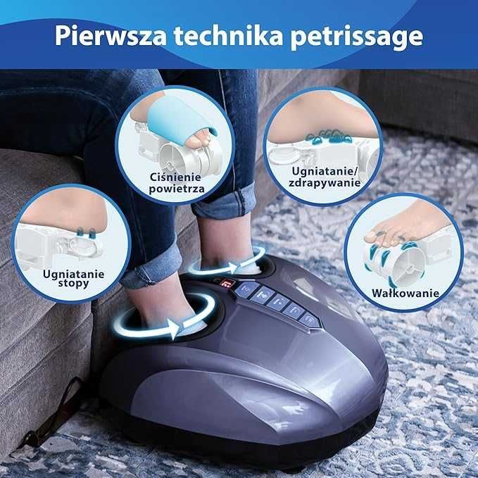 Masażer Shiatsu z Podgrzewaniem.Ulga dla Mięśni,Relaks w Każdej Chwili