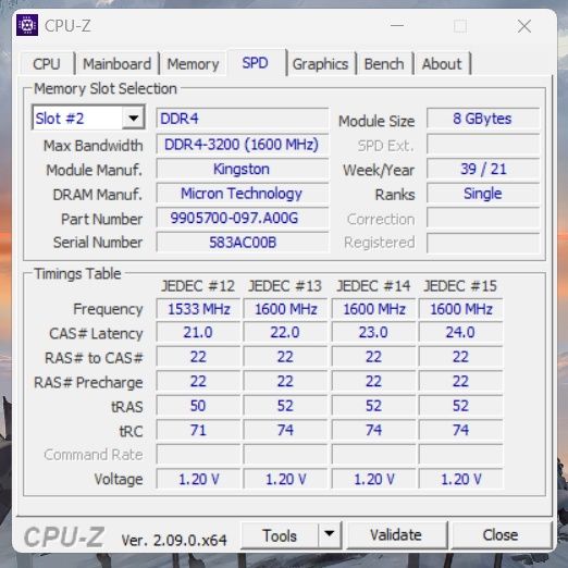 ОЗУ, Kingston SoDIMM DDR4 8gb