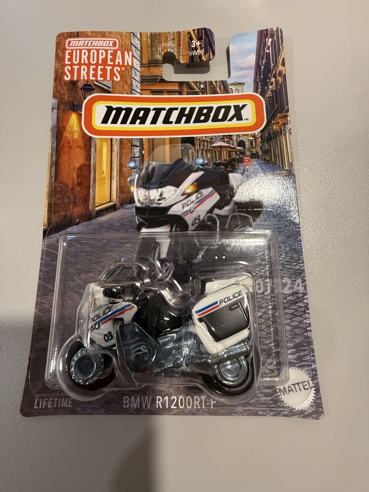 MatchBox European Streets - BMW R1200RT - Mota Policia