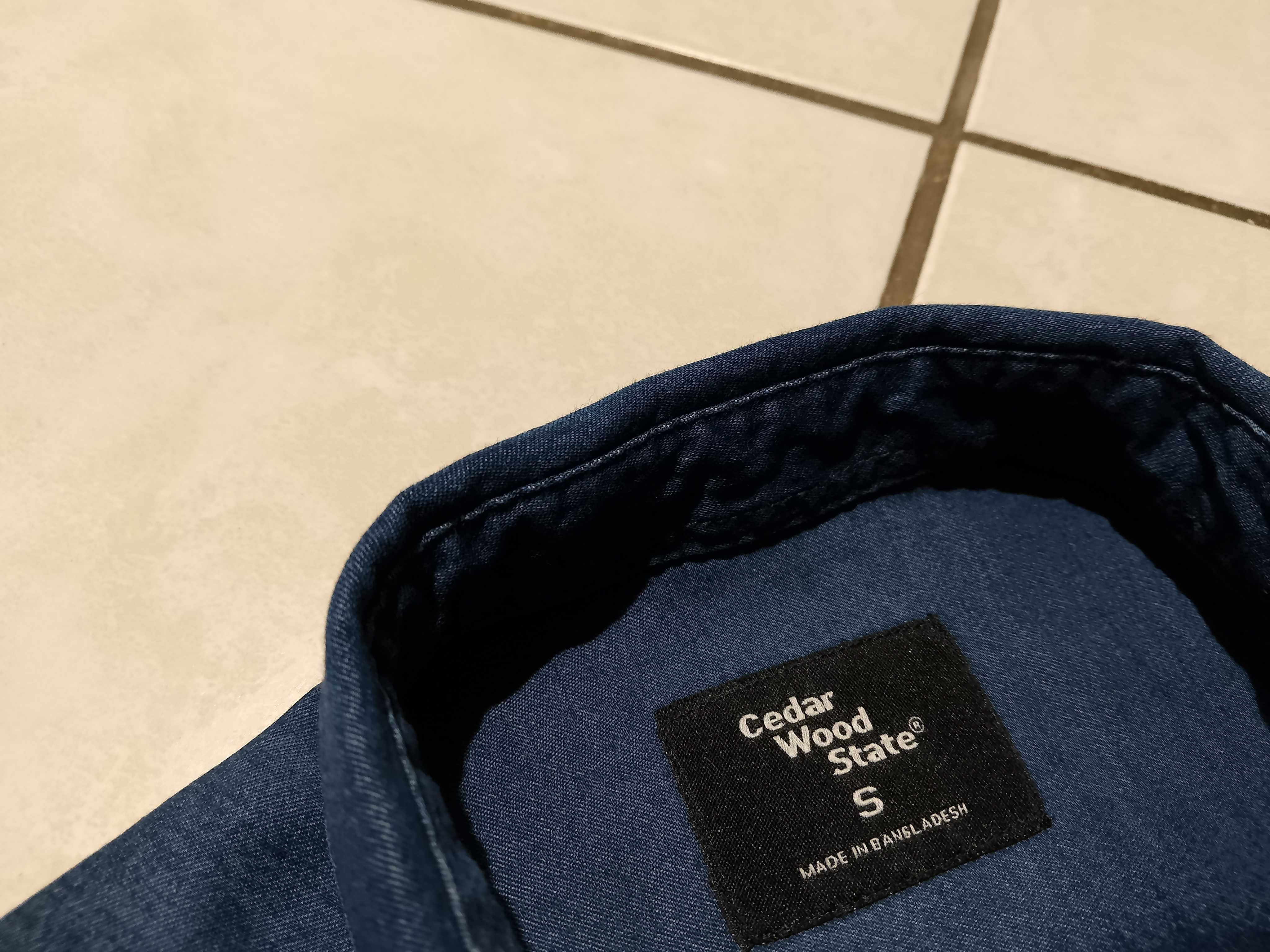 CEDAR WOOD STATE - NOWA! Koszula Męska Jeans rozmiar S