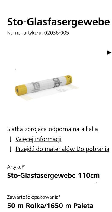 Siatka elewacyjna sto F