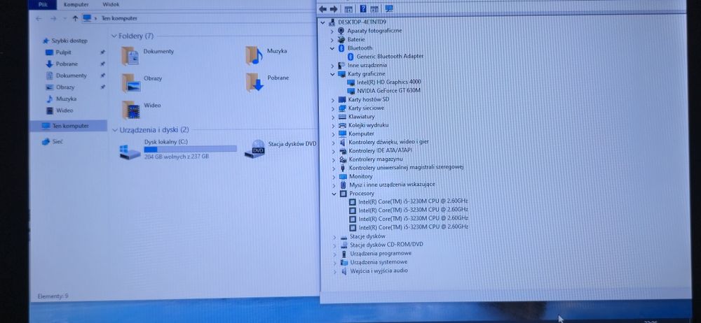 Acer aspire V3-571G 8GB 256 SSD GeForce 2GB BT WiFi 2,4/5Ghz HDMI