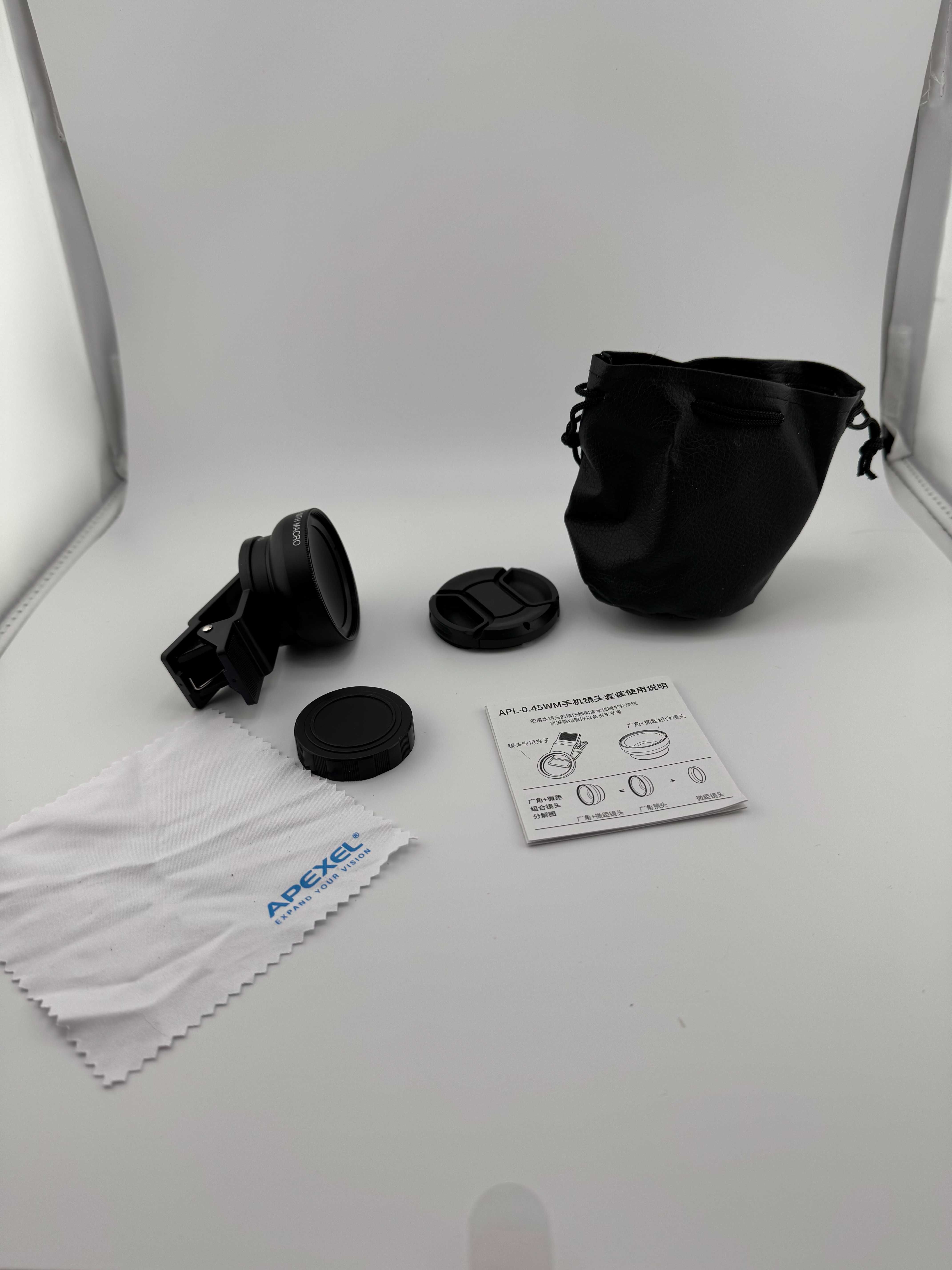 Obiektyw Apexel APL-0.45WM makro