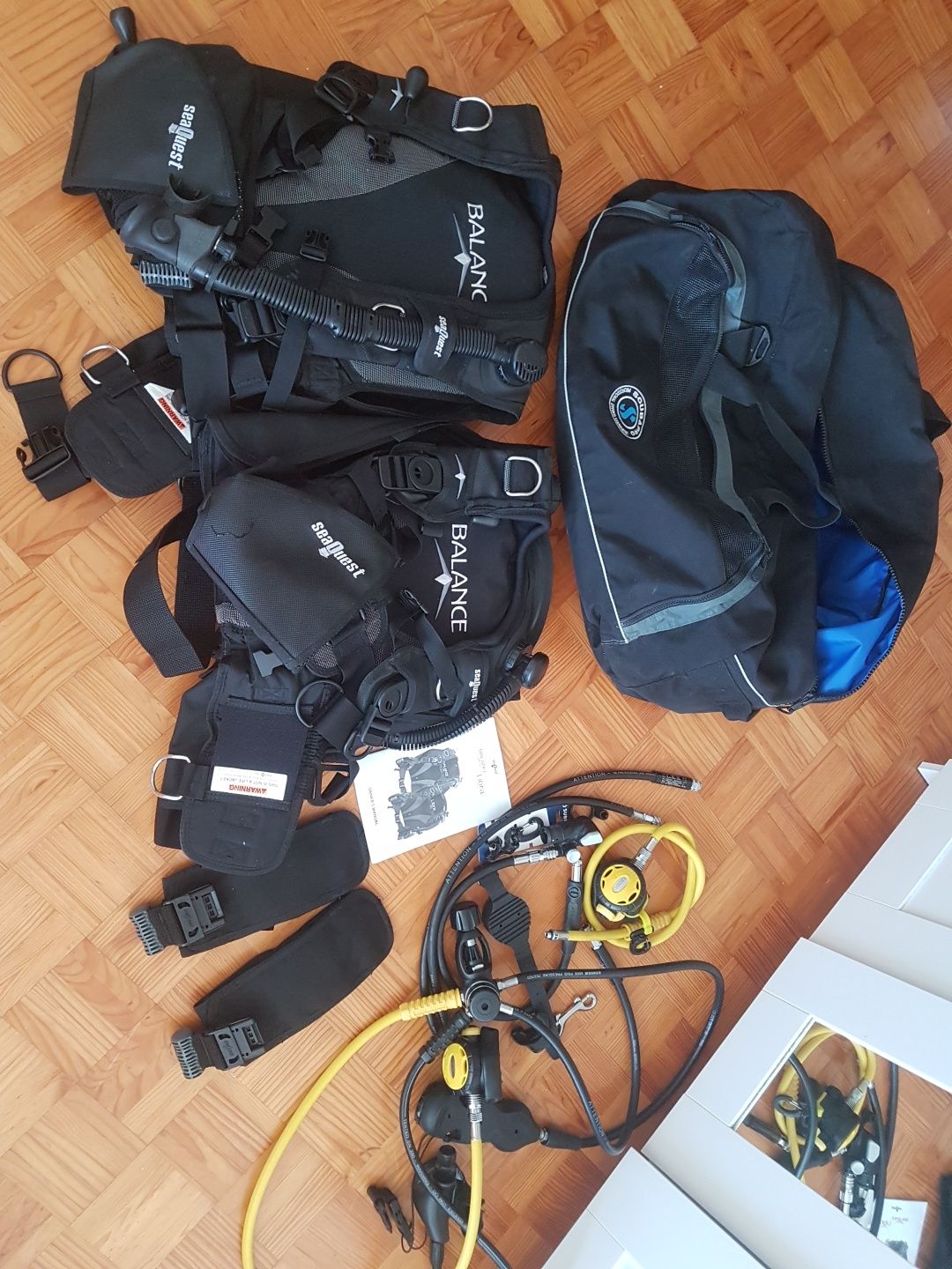 Equipamento de mergulho