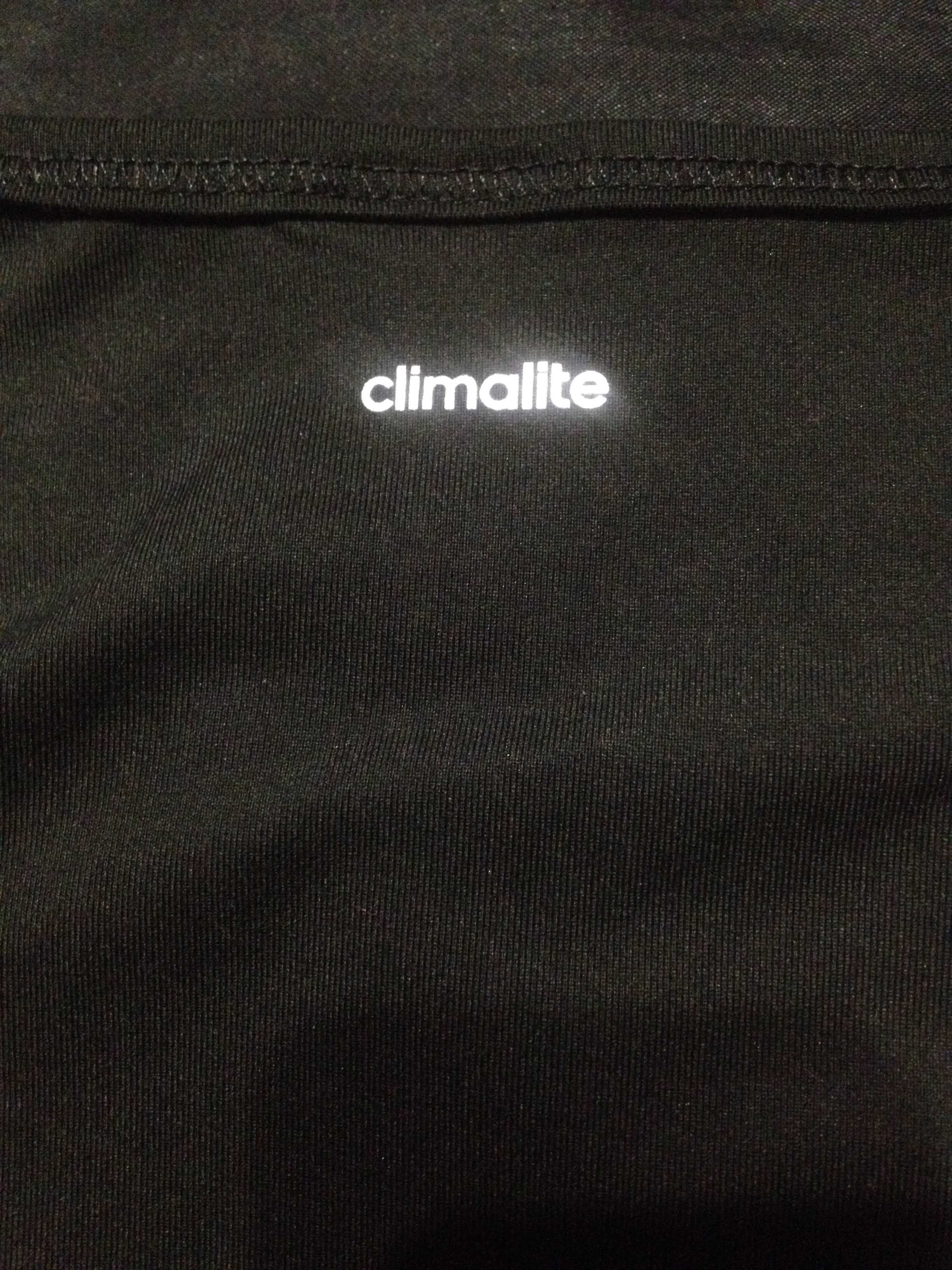 Футболка черная с розовыми лампасами adidas climalite