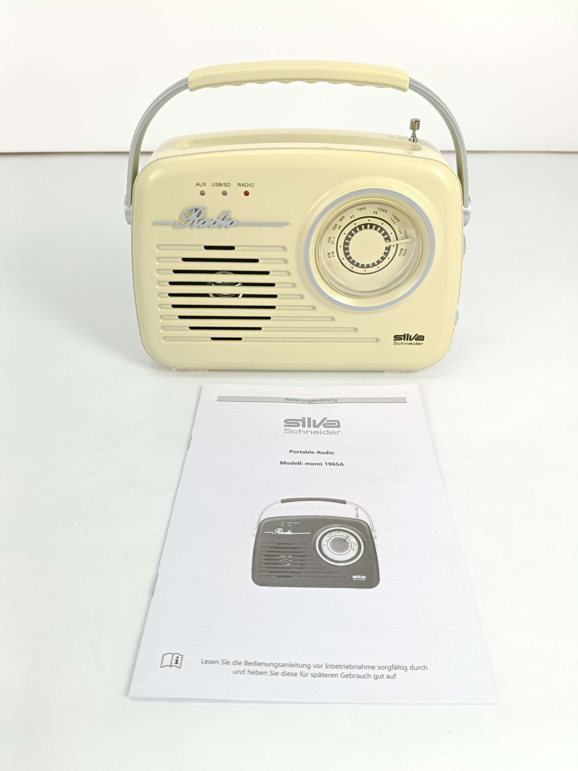 Radio sieciowo-bateryjne FM Silva Schneider Mono 1965