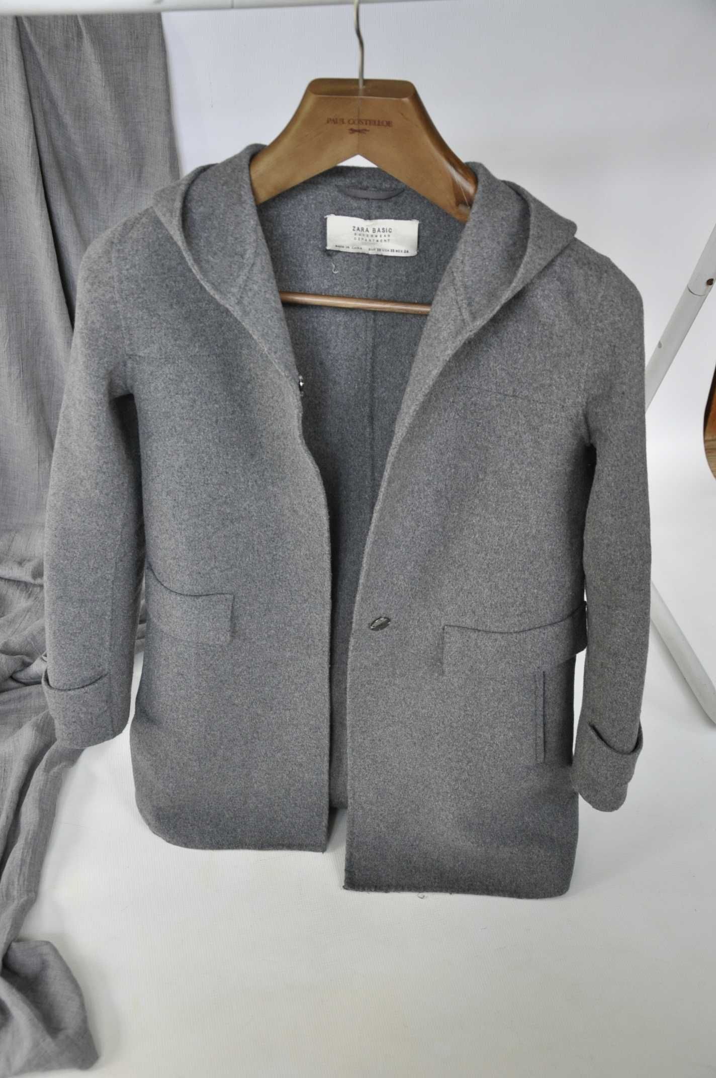 Kurtka narzutka płaszczyk uni męskie Xs Zara Basic