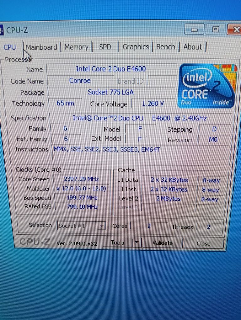 Komputer Stacjonarny 4/512GB 2.4GHz