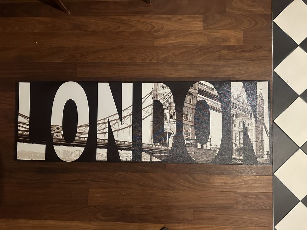 obraz  LONDON na plotnie