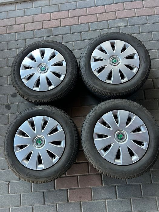 Koła 5x112 ET47 Opony 195/65 R15 Firestone Vw Skoda Audi Seat