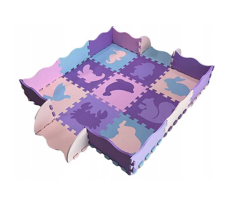 Mata Puzzle Piankowe Edukacyjna Duża + Gruba