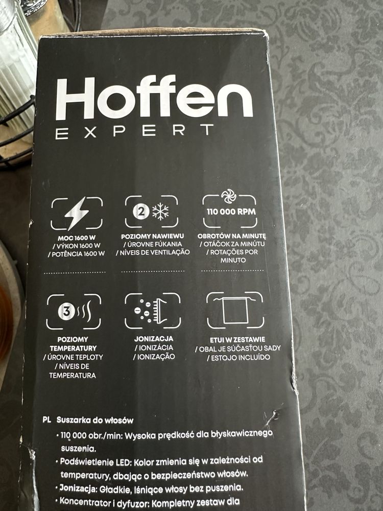 Suszarka do włosów Hoffen Ekspert nowa idealna na prezent jak Dyson