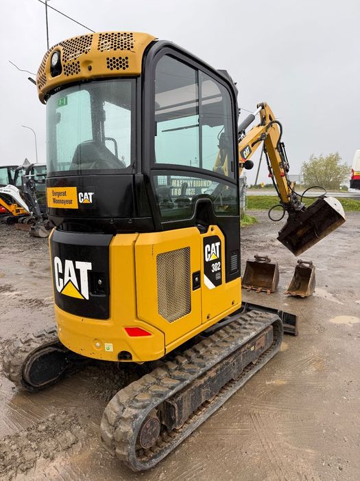Caterpillar 302 CR  Minikoparka CAT 302 CR Salon PL serwisowana Mini koparka