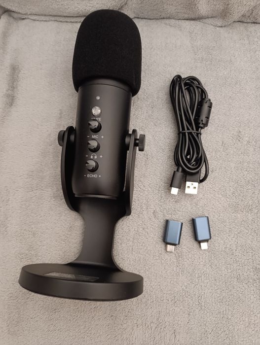 Студійний конденсаторний USB-мікрофон ZealSound(Haomuren) K66s  і K66n