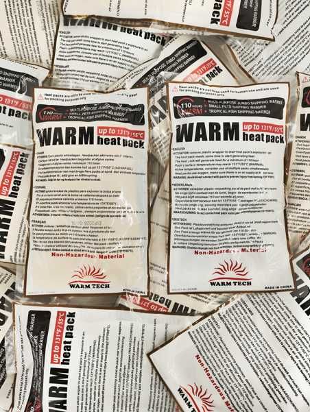 HEAT PACK 110H – 200 SZTUK ogrzewacz do transportu ROŚLIN I ZWIERZĄT