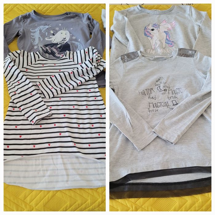 Bluzka na długi rękaw rozm 128/134