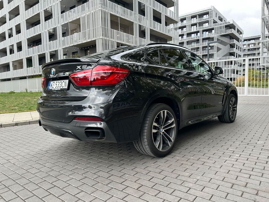 BMW X6 Bezwypadkowy! Salon PL! Serwis ASO! VAT23%! M pakiet! I rej 2017!