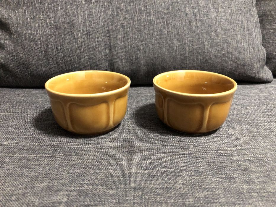 Miseczki / kokiliki miodowe Porcelit Pruszków - Wzór Nostalgia