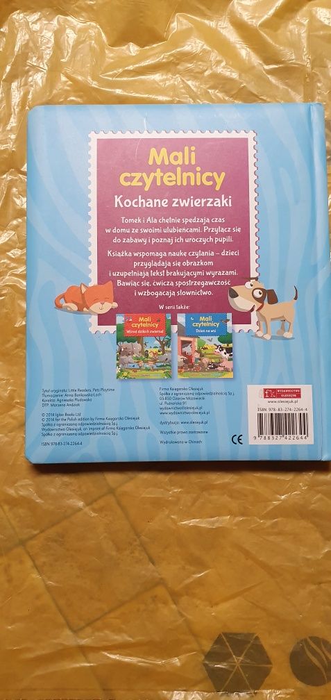 Mali czytelnicy Kochane zwierzaki